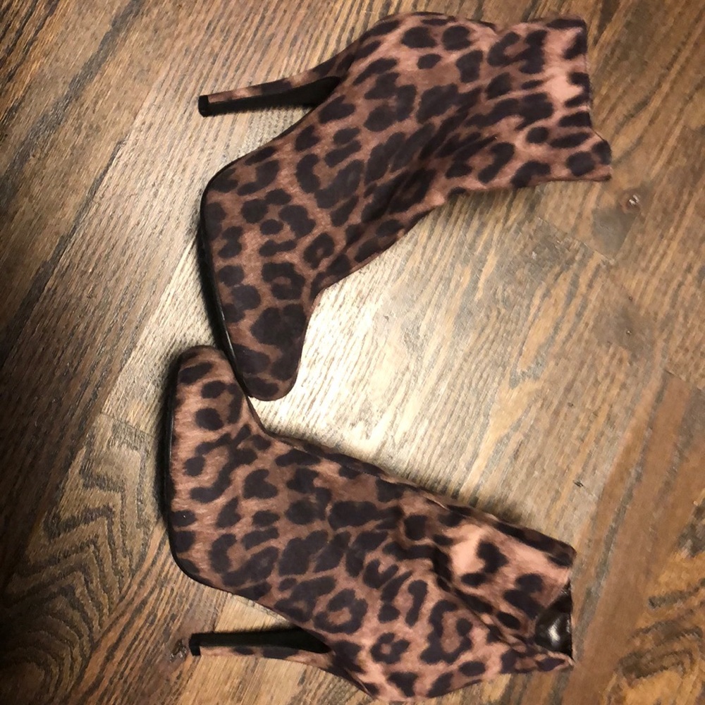 Leopard Ankle Booties